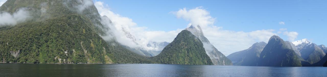 Endlich mal Glück mit dem Wetter – Milford Sound bei Sonne