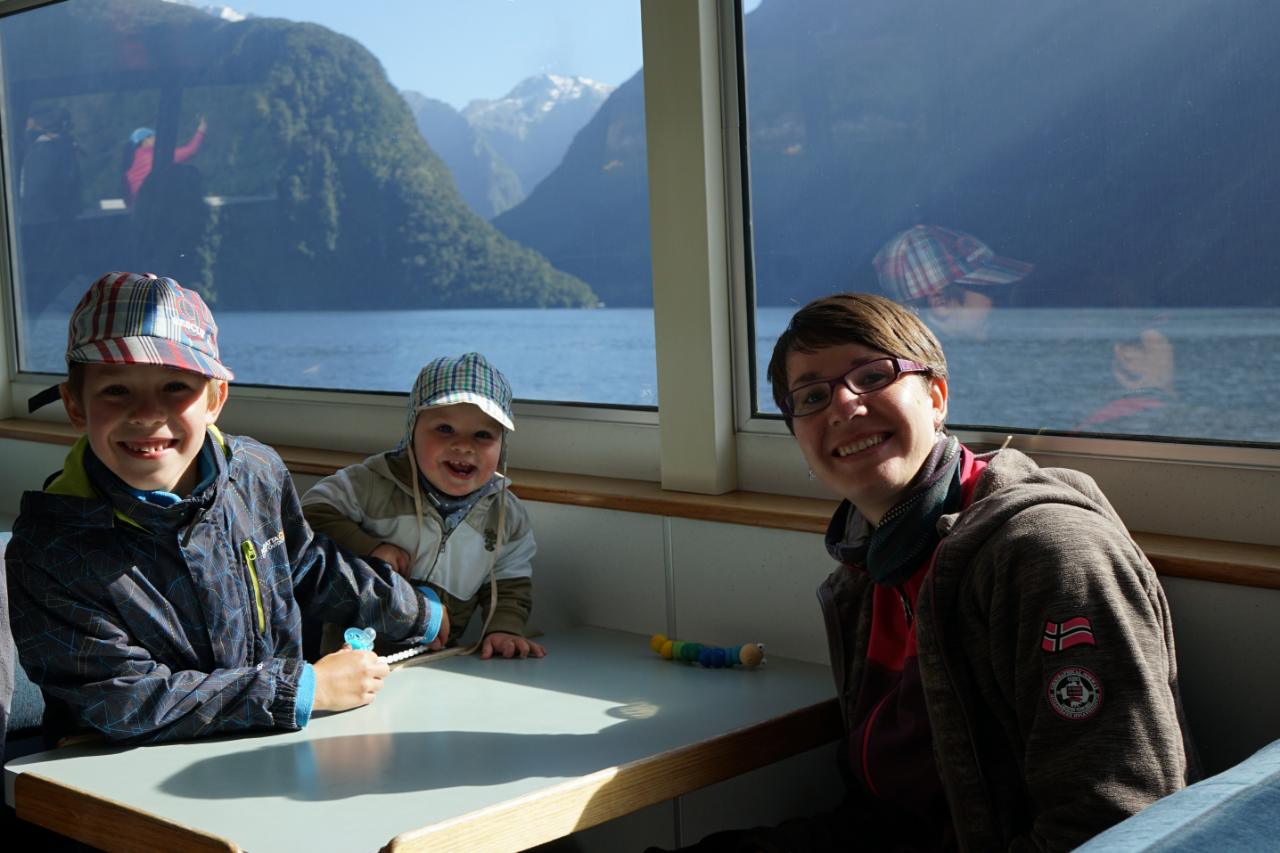 Endlich mal Glück mit dem Wetter – Milford Sound bei Sonne