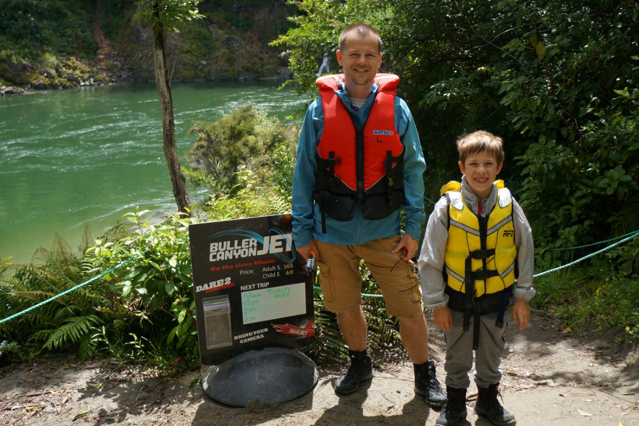 Neben, über und auf dem Buller River